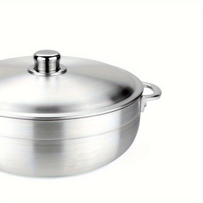 Premium Thickened Aluminum Cookware Set - Perfect for Outdoor Camping & Picnics, Includes Sanding Pot, Stockpot & Stretching Pot - Ideal Gift for Holidays