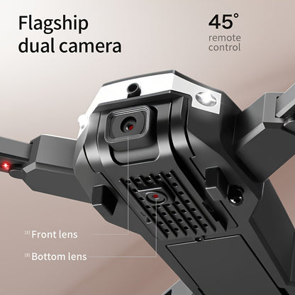 [Dual Cameras T6 Drone Gesture] T6 drone, dual cameras, one click takeoff and landing, 540 ° intelligent obstacle avoidance, gesture recognition, intelligent hovering, Halloween/Christmas/birthday/new year gifts