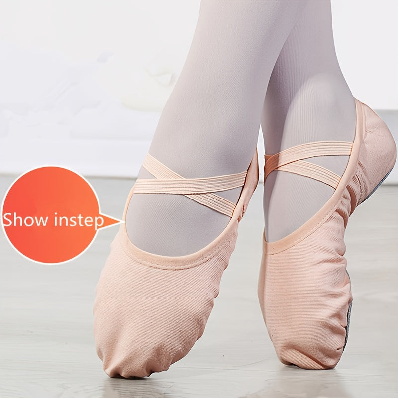 [Légères | Respirantes] Chaussures de danse haut de gamme pour femmes, quatre saisons | Chaussures de pratique à lacets et semelle souple | Chaussures de ballet respirantes, légères et résistantes à l'usure | Chaussures de yoga d'intérieur