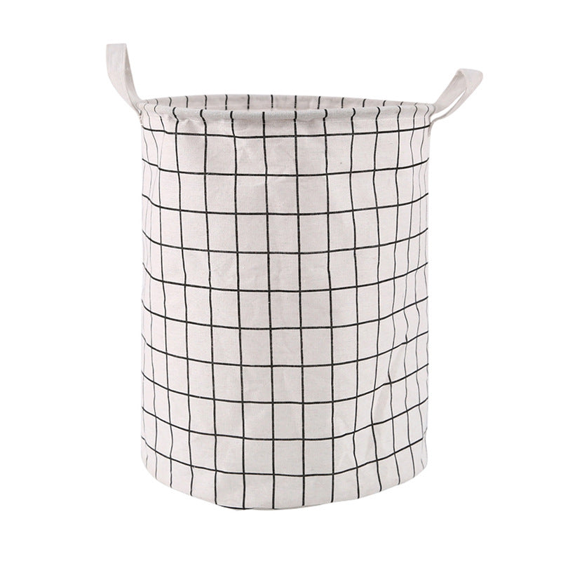 Panier à linge rond (1 pièce), panier à linge sale, panier à linge portable, seau de rangement