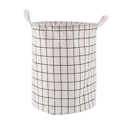Panier à linge rond (1 pièce), panier à linge sale, panier à linge portable, seau de rangement