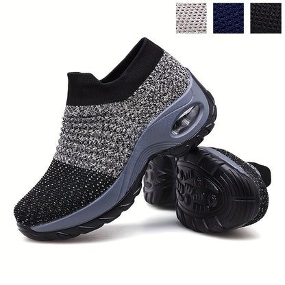 Leichte Damen-Sneaker mit Luftpolstersohle – Atmungsaktive Mesh-Laufschuhe mit stylischem Low-Top-Design – Ideal für Komfort und Stil