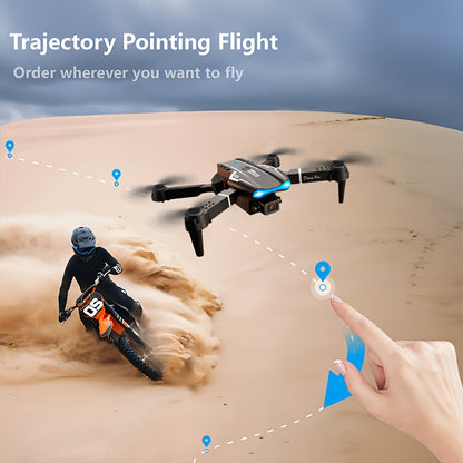 2025 Drone Toy With Dual Camera, Phone APP FPV Double Folding RC Quadcopter Altitude Hold, One Key Take Off Remote Control For Men Gift Indoor Outdoor RC Helicopter, New Year Gifts