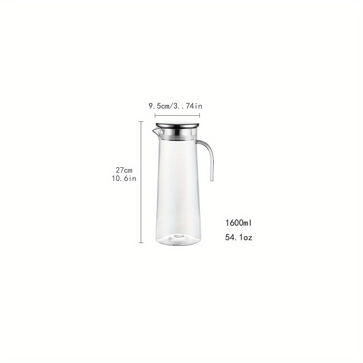 1pc AMOICHIC Large Capacity Beverage Cooler & Water Jug Suitable for Parties, Refrigerator Storage, Heavy-Duty Plastic for Lemonade, Soda, Iced Tea, Drink Dispenser for Picnic, BBQ, Use - Cooling Container
