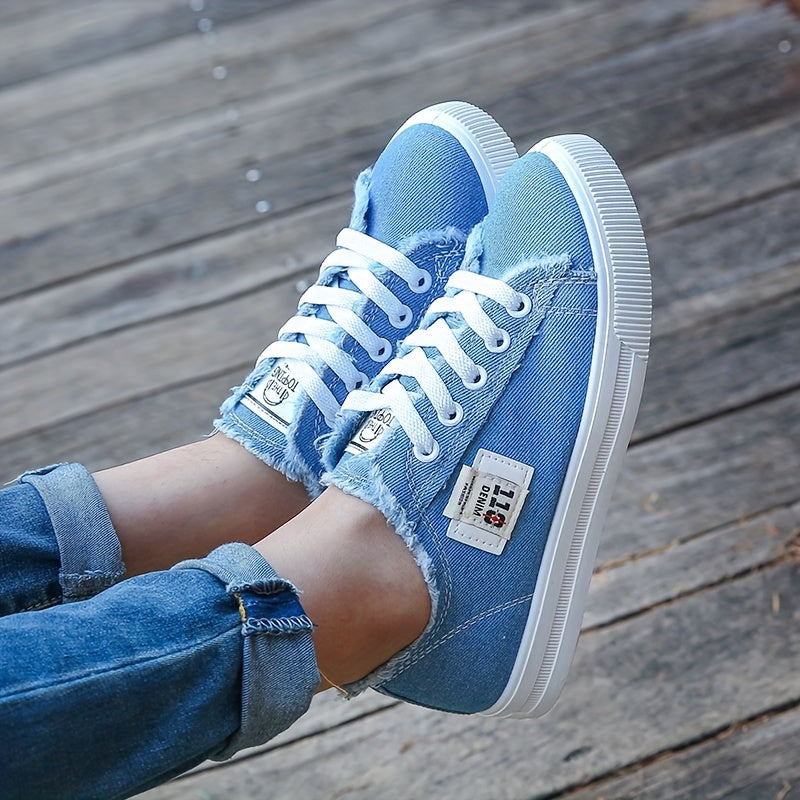 Damen-Freizeitschuhe aus Canvas mit runder Zehenpartie, einfarbig, Größe S, weiß, flache Sohle, PVC-Sohle, Obermaterial und Innensohle aus Stoff, Handwäsche, keine chemische Reinigung, Frühling, Herbst, ganzjährig 2022