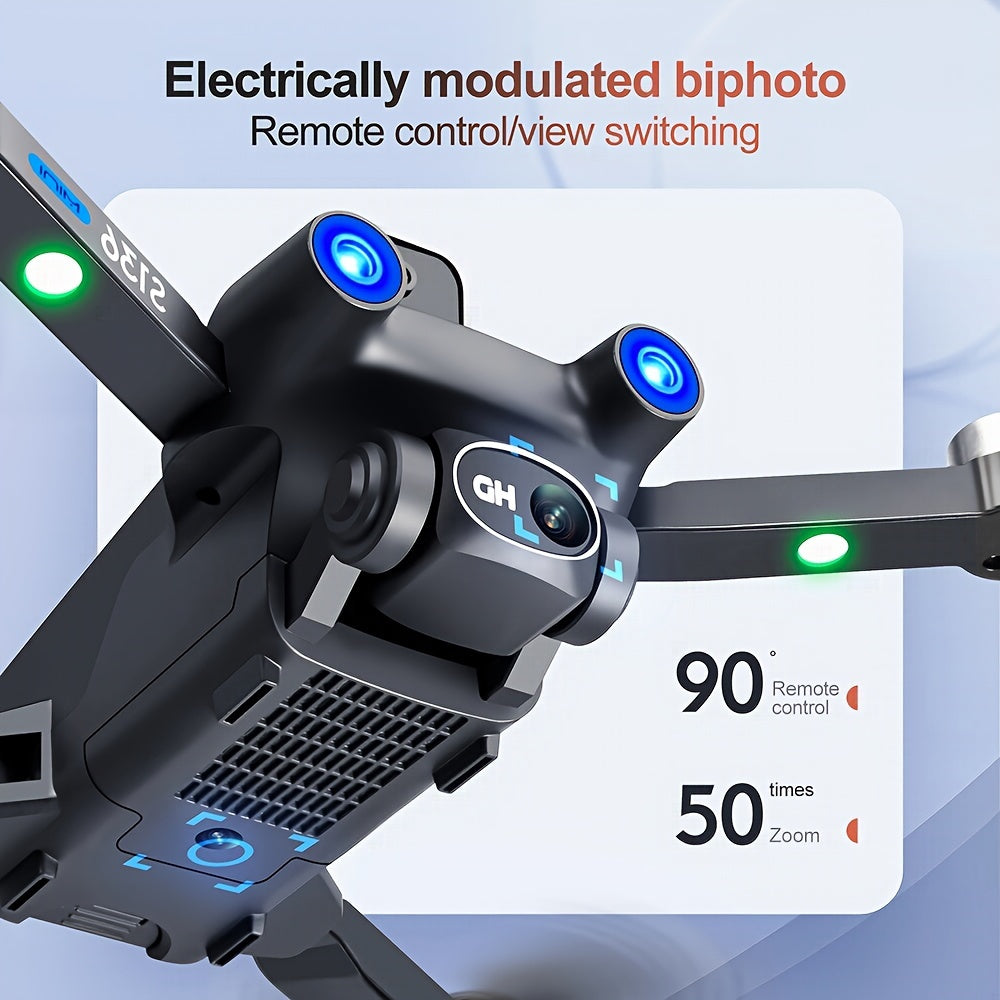 GPS Drone with 4K Camera for adults Beginner, Ult-Long Flight Time, Optical Flow, 5G Transmission Foldable FPV RC Quadcopter with Brushless Motors, No obstacle avoidance, GPS Auto Return Home, Intelligent Follow Me, Include 2