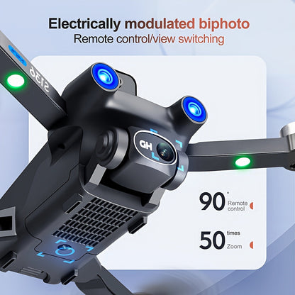 GPS Drone with 4K Camera for adults Beginner, Ult-Long Flight Time, Optical Flow, 5G Transmission Foldable FPV RC Quadcopter with Brushless Motors, No obstacle avoidance, GPS Auto Return Home, Intelligent Follow Me, Include 2