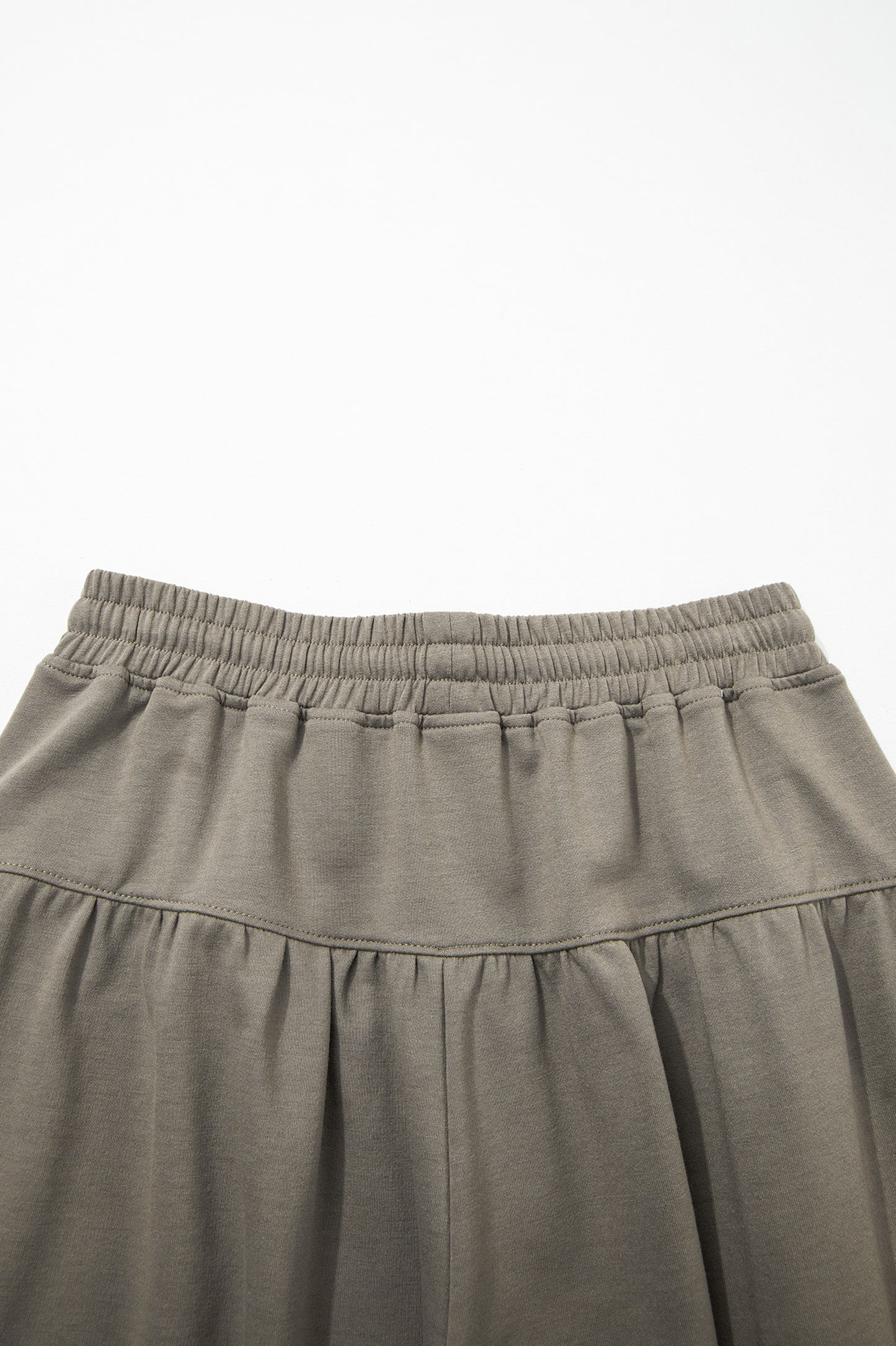 Seagrass Elastic Waist Drawstring Wide Leg Full Length Pants