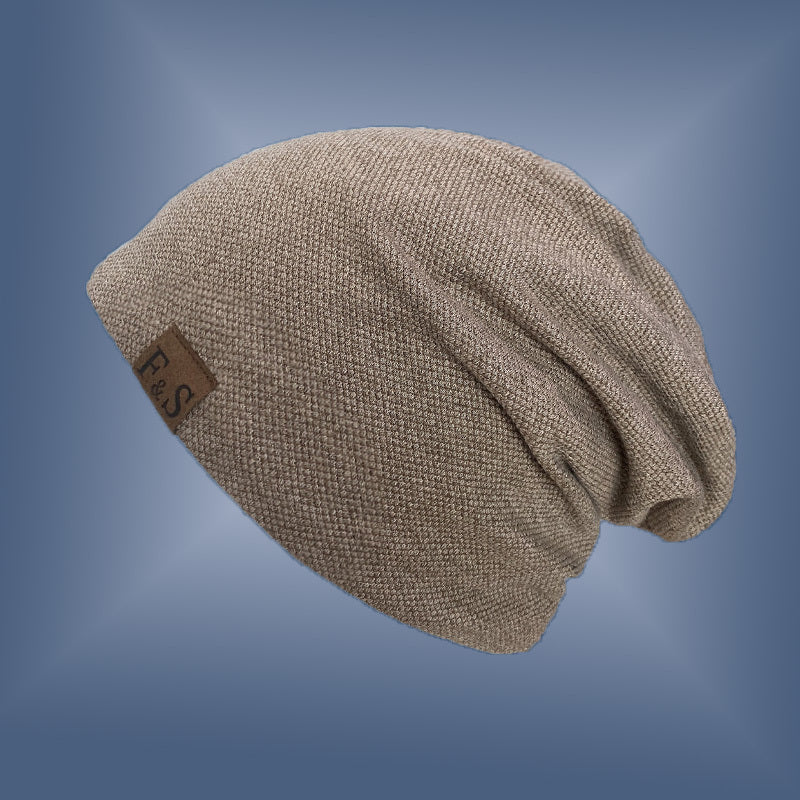 Unisex Beanie | Black, Lightweight, Fabric, Toggle Closure, Urban Style, Ideal for Spring/Fall/Winter