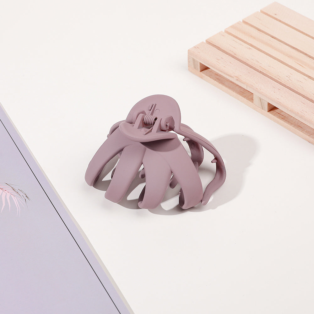9pcs/4pcs/1pc Frosted Octopus Hair Clip