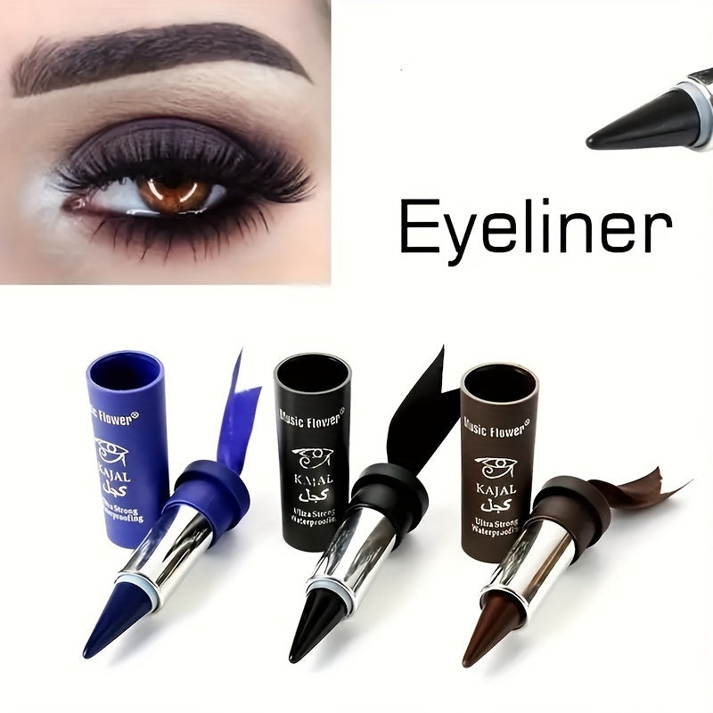Long-Lasting Smoky Eyeliner Pencil Pen - Easy-to-Use, Colorful, Portable Eyeshadow Stick Makeup Cosmetics for Music Festival
