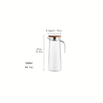 1pc AMOICHIC Large Capacity Beverage Cooler & Water Jug Suitable for Parties, Refrigerator Storage, Heavy-Duty Plastic for Lemonade, Soda, Iced Tea, Drink Dispenser for Picnic, BBQ, Use - Cooling Container