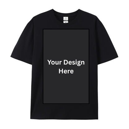 Only Supports Customization Customize POD T-shirt 180G Full Cotton High Quality Material