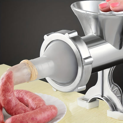 Durable Metal Meat Grinder & Vegetable Chopper - Manual Kitchen Tool Ideal for Business and Home Cooking, Revolutionize, Cooking Tools