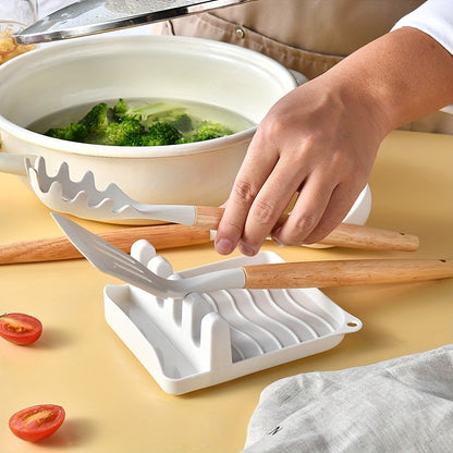 34pcs/set, Wooden Handle Silicone Kitchenware Set, Kitchen Baking Cooking Tools Set High Temperature Resistant Non-stick Pot Special Kitchenware, Kitchen Stuff Baking Supplies