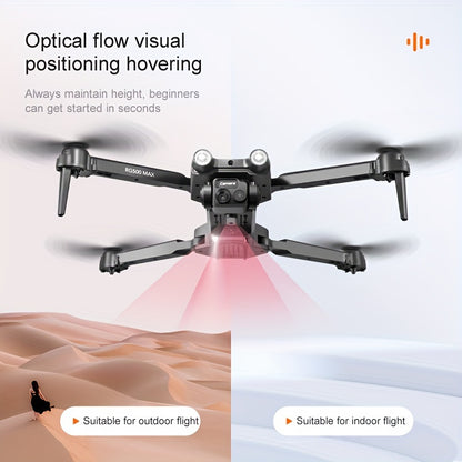 RG500 MAX Drone With Dual Camera, Optical Flow Positioning, Smart Obstacle Avoidance Remote Control Drone Toys For Men's Gifts, Indoor And Outdoor Affordable UAV, Christmas Halloween Thanksgiving Gift