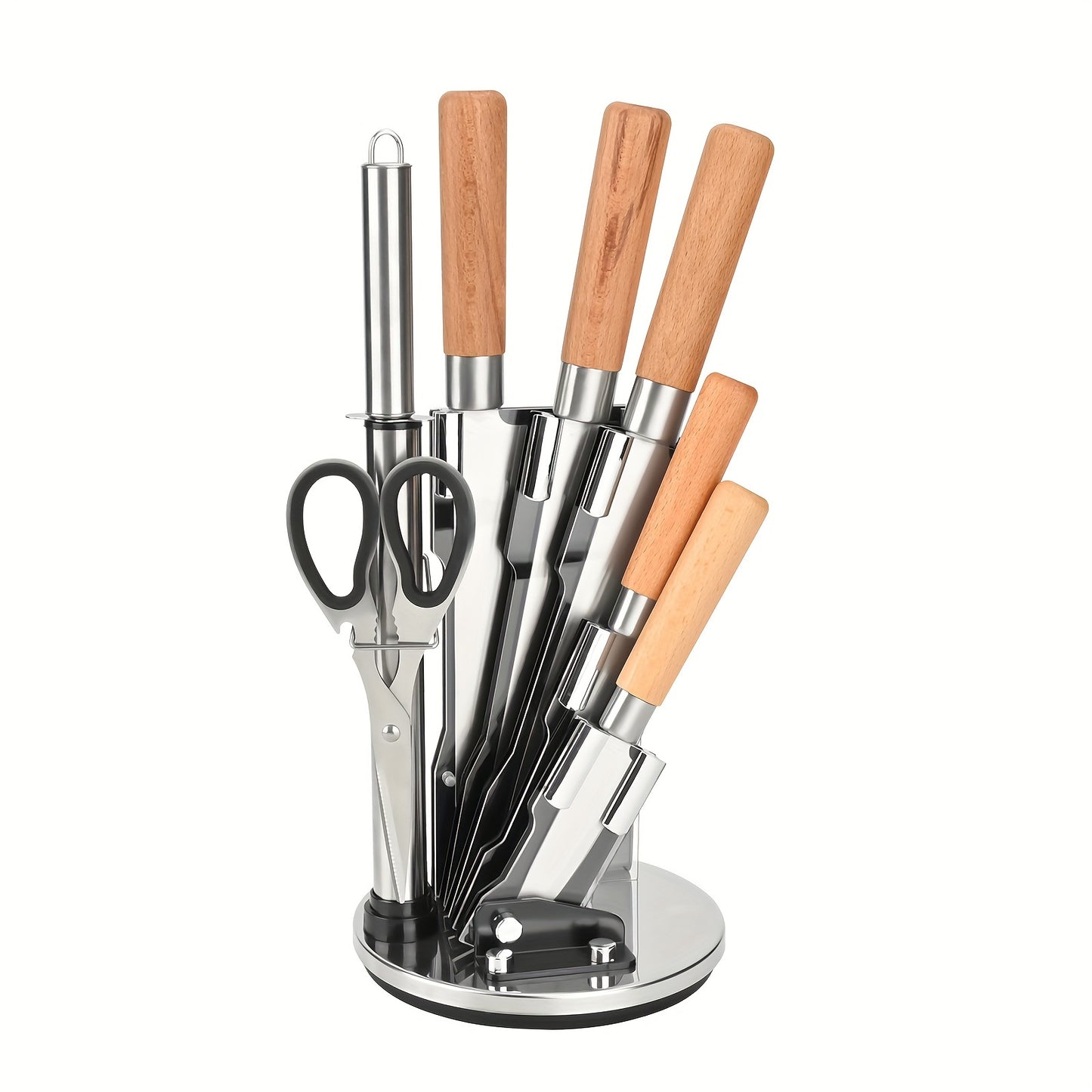 8-piece set of outdoor minimalist knives, stainless steel kitchen and home kitchen knives, cutting vegetables, meat, and fruits set