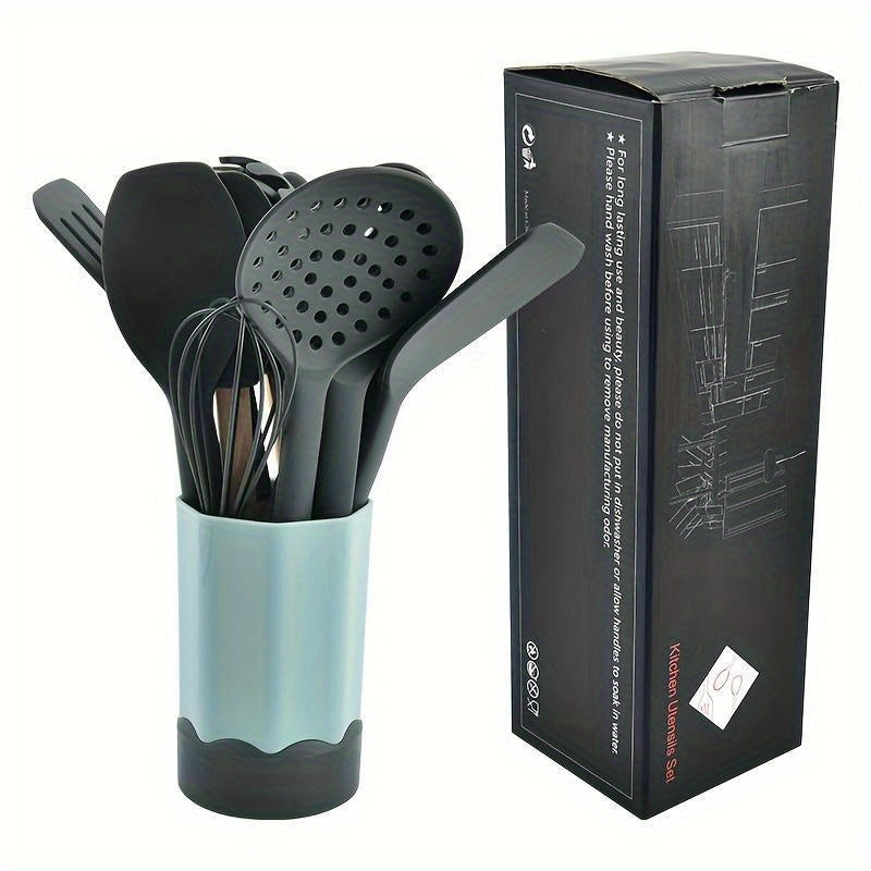 Silicone Kitchen Utensil Set - Durable, Non-Stick Cooking Tools for Home & Restaurant Use