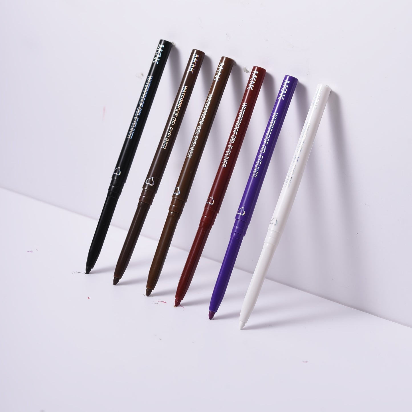 Waterproof Eyeliner Pencil Pen - Smooth, Smudge-Proof, Automatic, Colorful, Easy to Use for Beginners