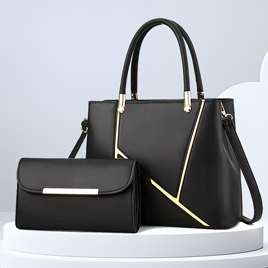 2pcs Set of Fashionable Crossbody Bags, New Women's Shoulder Bag with Small Wallet