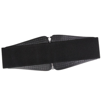 Breiter, elastischer Nietengürtel für Damen, Gothic-Taillengürtel in Übergröße, Stretchgürtel, langer Damengürtel für Damen, Korsettgürtel