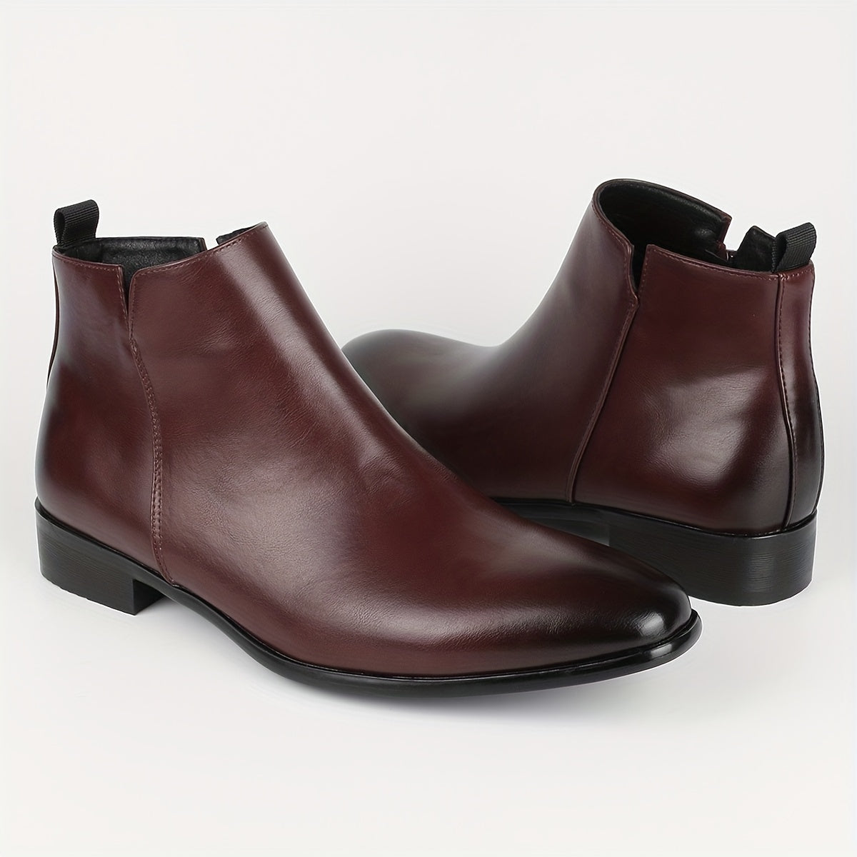 Herren-Chelsea-Boots mit Reißverschluss