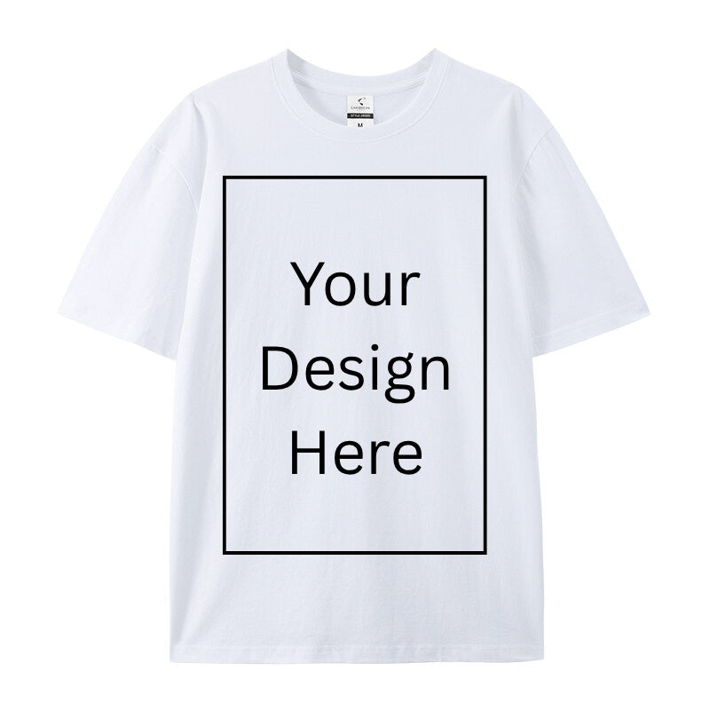 Only Supports Customization Customize POD T-shirt 180G Full Cotton High Quality Material