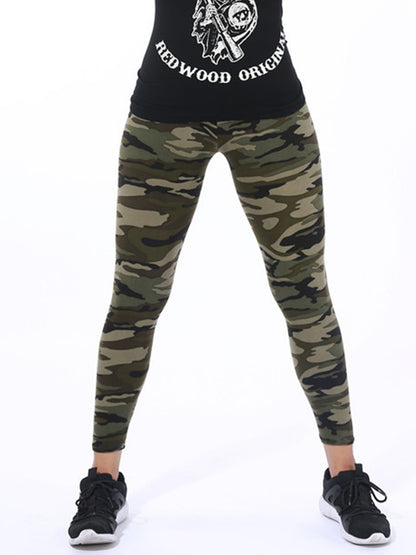 [Floral Leggings] High Waist Floral Printed Women's Leggings | Casual Sweatpants Pants