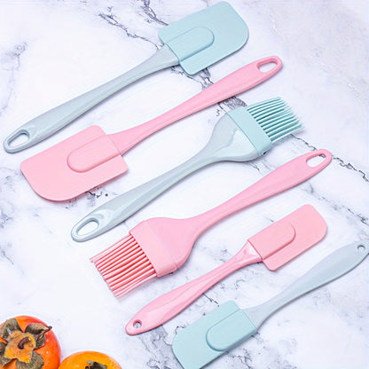 3-Piece Silicone Bakeware Set - Non-Stick Baking Utensils Including Spatula & Pastry Brush - Ideal for Christmas, Halloween, Easter, Hanukkah