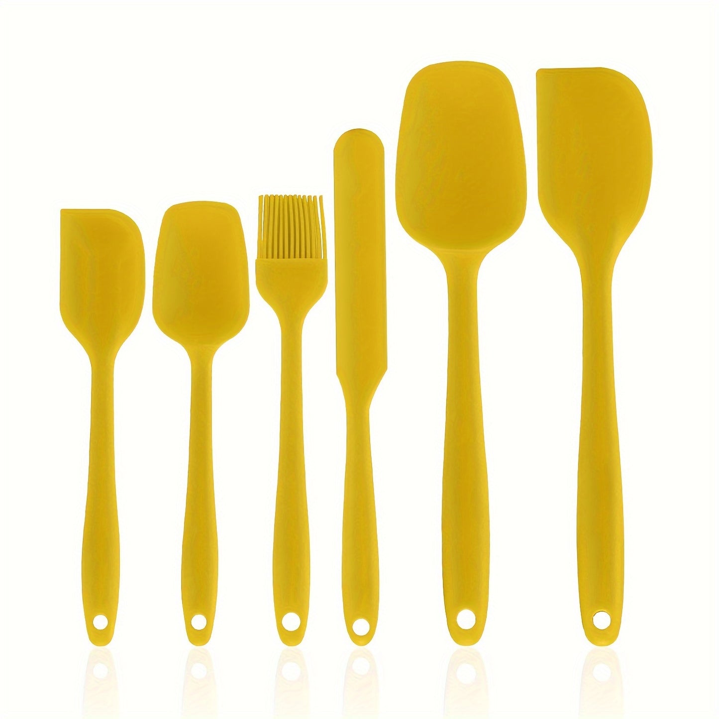 Silicone Kitchen Spatula Set | Baking & Cooking Tools | Dishwasher Safe & Easy to Clean | Kitchen Utensils & Accessories