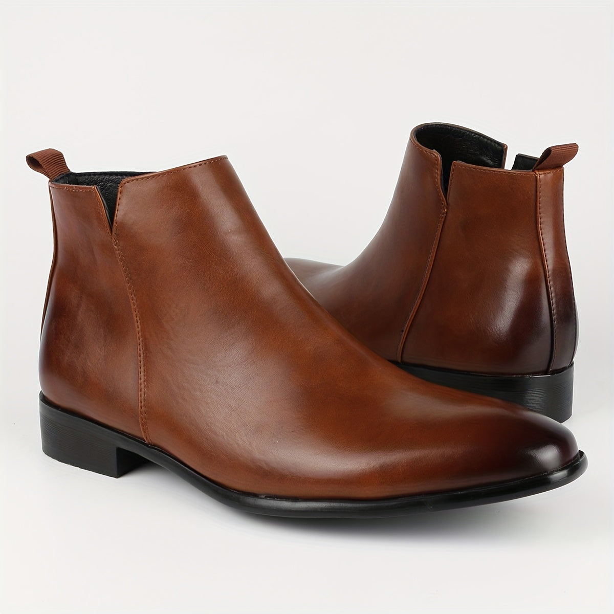 Herren-Chelsea-Boots mit Reißverschluss