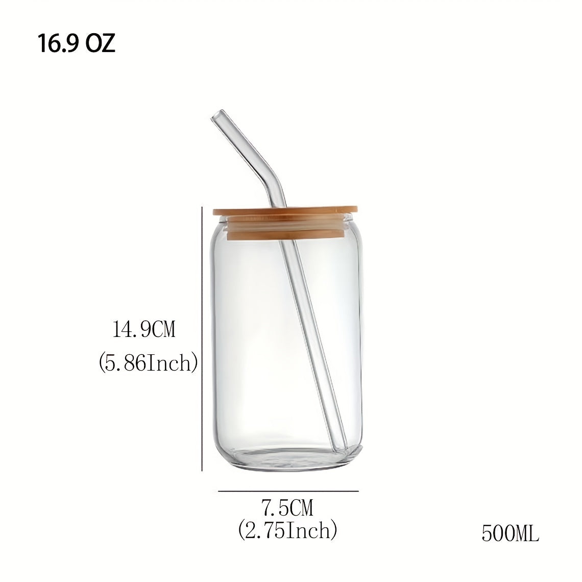 [Daisy Print Glass Tumbler] Reusable Floral Daisy Print Glass Tumbler with Lid and Straw - Hand Wash Only, Flower Theme Drinkware for Home Use, Ideal Halloween Gift
