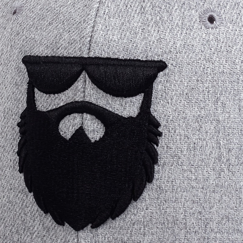 Ideale Geschenkidee: Lässige Baseballkappe mit besticktem Bartmotiv für Herren