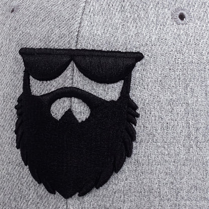 Ideale Geschenkidee: Lässige Baseballkappe mit besticktem Bartmotiv für Herren
