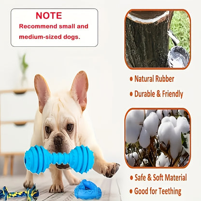 6/10/15pcs Random Style and Color Dog Chew Toys, Pet Toys for Teething, Entertainment, and Interaction, Puppy Chew Toy Pack with Knots, Rope Balls, and Spike Rings, Ideal Gift for Small Dogs