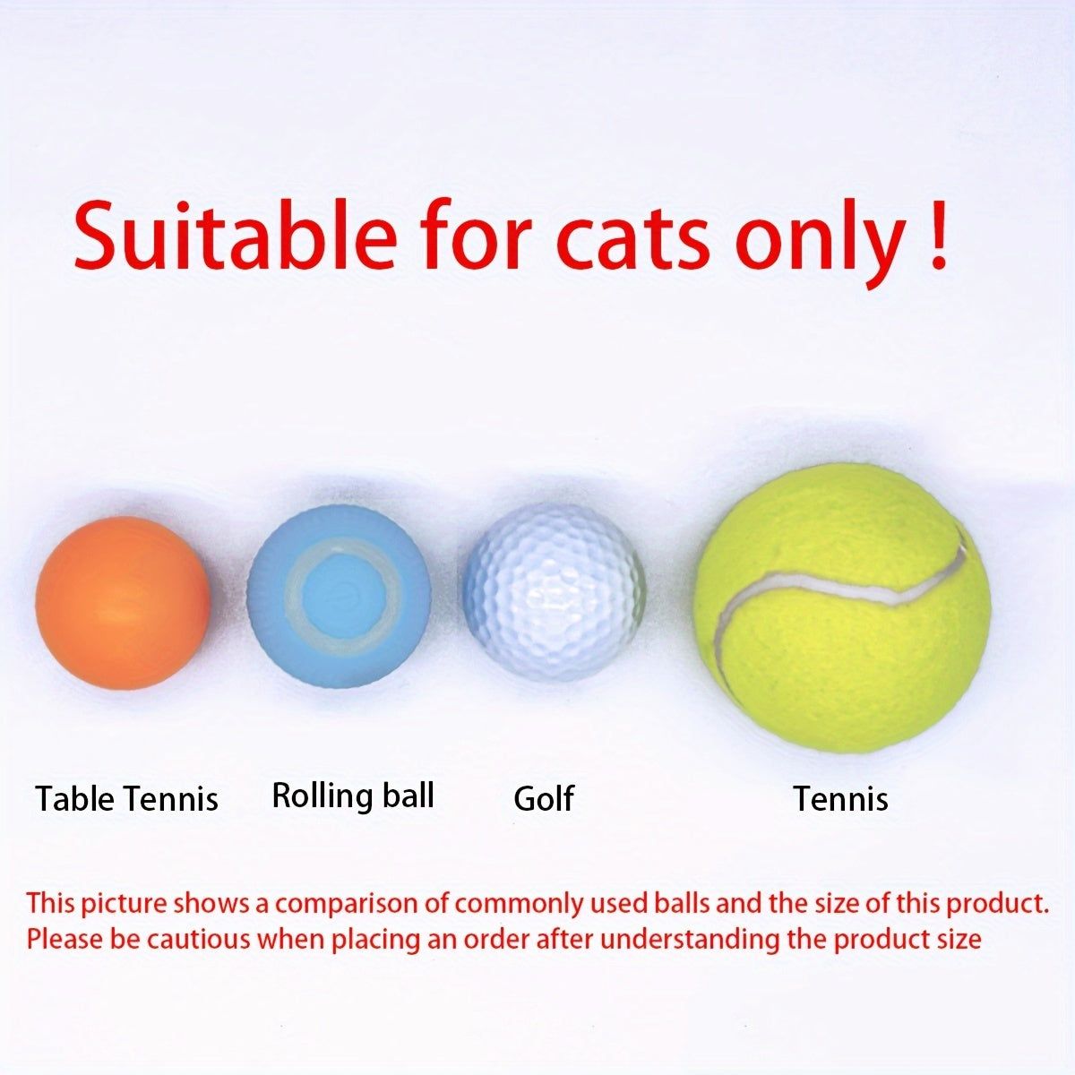 1pc Interactive Smart Pet Toys for Dogs and Cats - Automatic Rolling Ball Electric Cat Toy for Endless Fun and Exercise