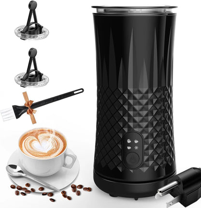 4 in 1 Electric Milk Frother And Steamer  240ml Electric Hot And Cold Milk Frother For Coffee Cappuccino Automatic Milk Frother