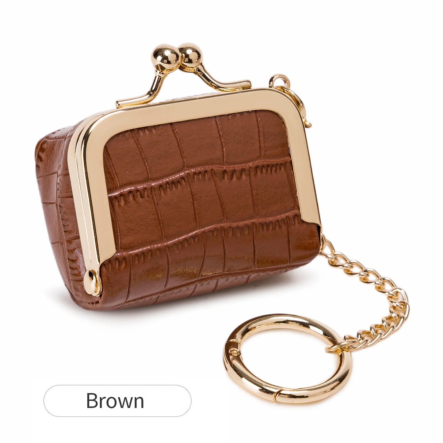 Luxury Mini Jewelry Storage Bag HighQuality Crocodile Pattern Jewelry Box Portable Earrings Rings Small Items Storage Coin Purse