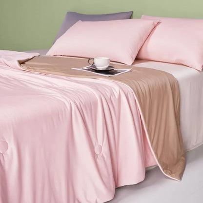 High Quality Cold Blanket Cool Air-Conditioned Comforter Lightweight Summer Comforter With Double Sided Cold And Cooling Fabric