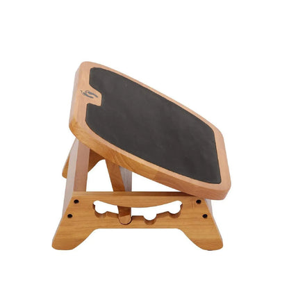 Wooden Office Footrest Adjustable Height Foot Rest  Portable Non-Slip Under Desk Footstool for Working And Gaming
