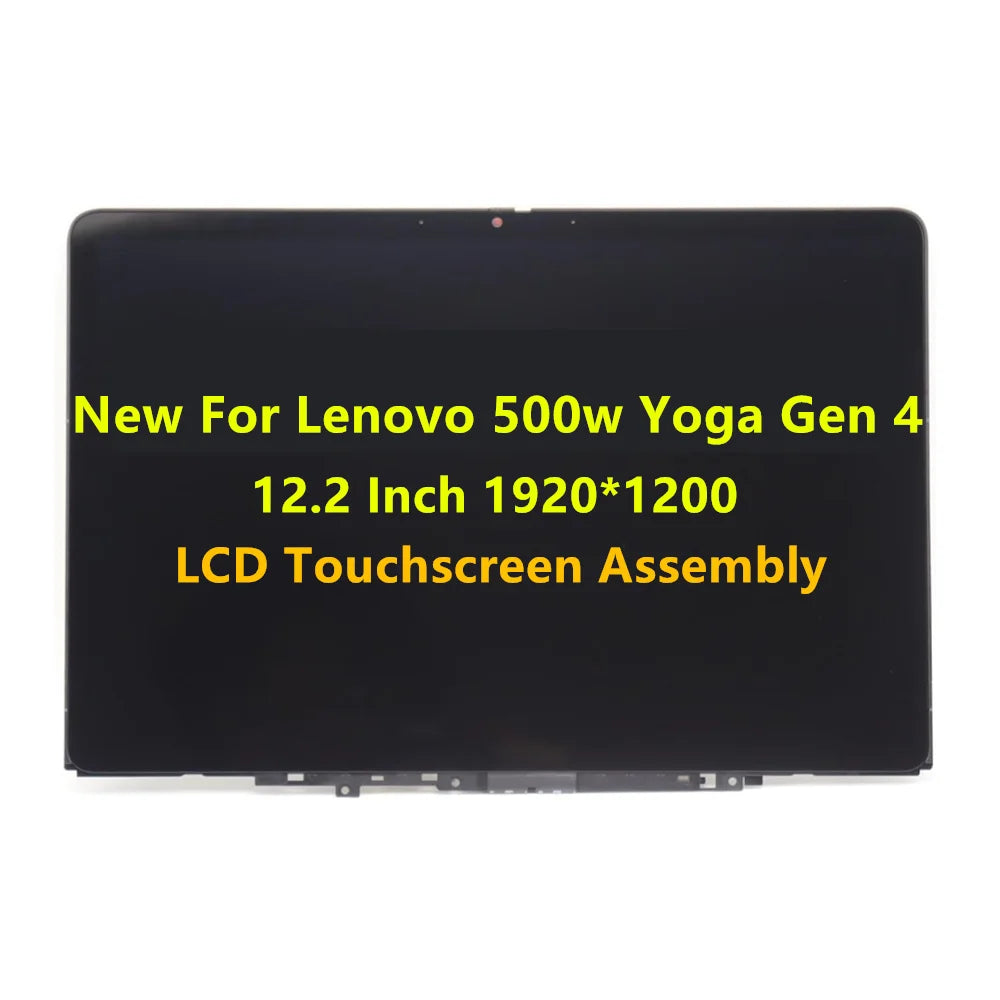 New For Lenovo 500w Yoga Gen 4 LCD Touch Screen with Bezel Board Digitizer 12.2" 1920*1200