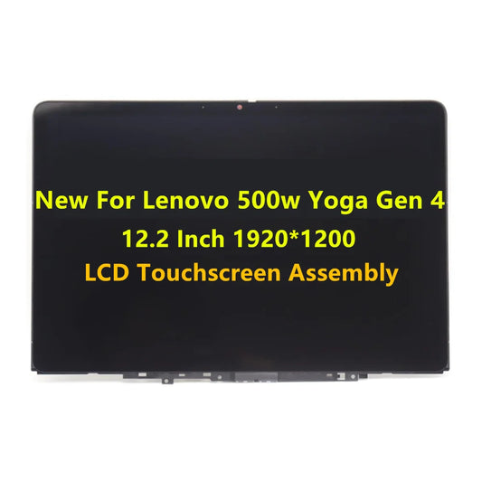 New For Lenovo 500w Yoga Gen 4 LCD Touch Screen with Bezel Board Digitizer 12.2" 1920*1200