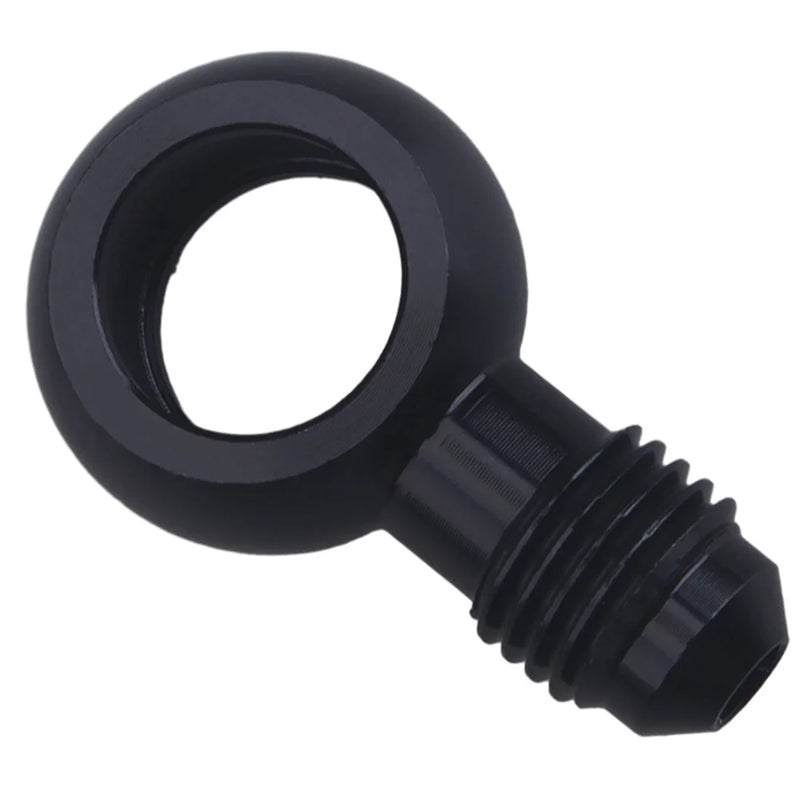 Aluminum Banjo Adapter Fitting 10AN Male Flare AN3 AN4 AN6 AN8 AN10 to 12mm 14mm 16mm Banjo Hole for Fuel & Brake Systems Black