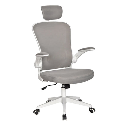 High-end Gaming Chair, Ergonomic, Height-adjustable, Flat, Foot-rest Chair (Black)