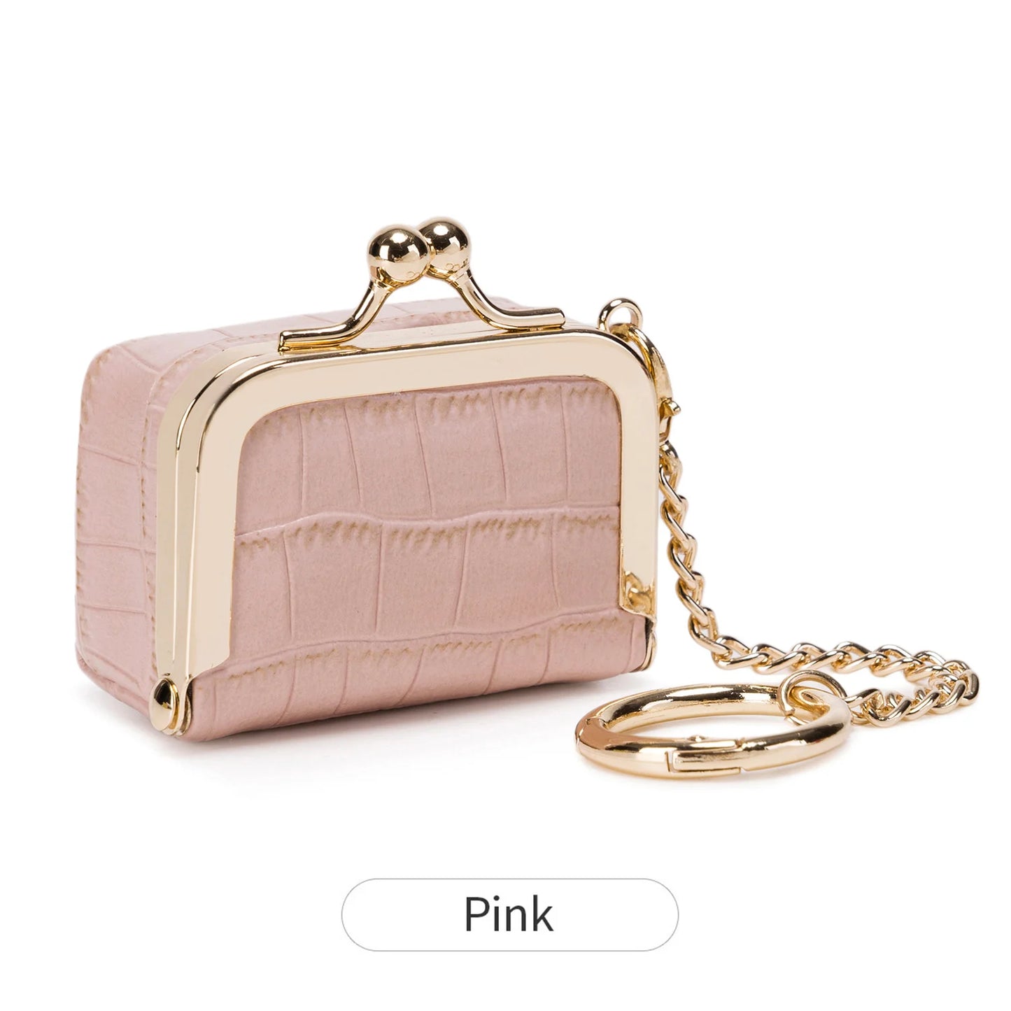Luxury Mini Jewelry Storage Bag HighQuality Crocodile Pattern Jewelry Box Portable Earrings Rings Small Items Storage Coin Purse