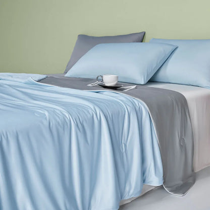 High Quality Cold Blanket Cool Air-Conditioned Comforter Lightweight Summer Comforter With Double Sided Cold And Cooling Fabric