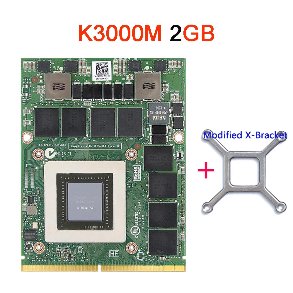 Quadro K610M K1000M K1100M K2000M K2100M K3000M K3100M K4000M K4100M K5000M K5100M Video Card For iMac A1311 A1312 2010 2011