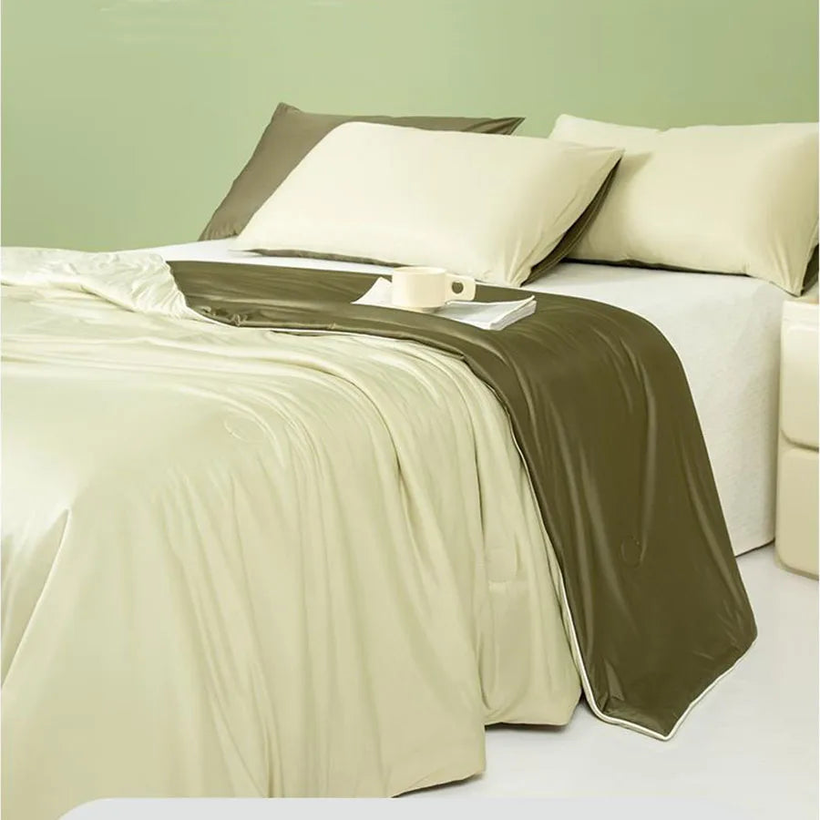 High Quality Cold Blanket Cool Air-Conditioned Comforter Lightweight Summer Comforter With Double Sided Cold And Cooling Fabric