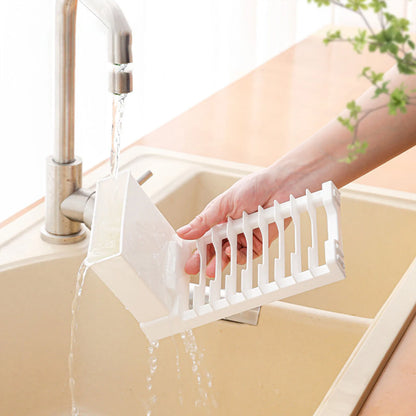 Dish Drying Rack Sink Multipurpose Kitchen Gadgets Cutlery Holder Hanging Decoration Dish Dryer Rack for Counter Kitchen Home