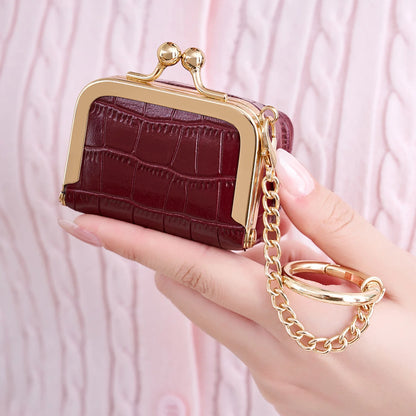 Luxury Mini Jewelry Storage Bag HighQuality Crocodile Pattern Jewelry Box Portable Earrings Rings Small Items Storage Coin Purse